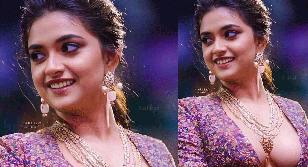 keerthy-suresh-latest glamour pic vairal in soacial media