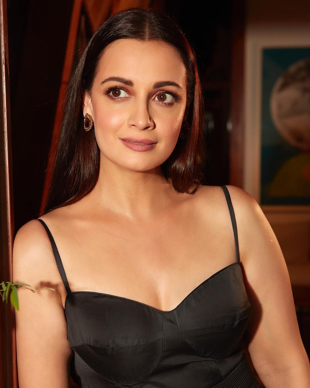 dia-mirza-stunning-looks-in-black-colour-out-fit