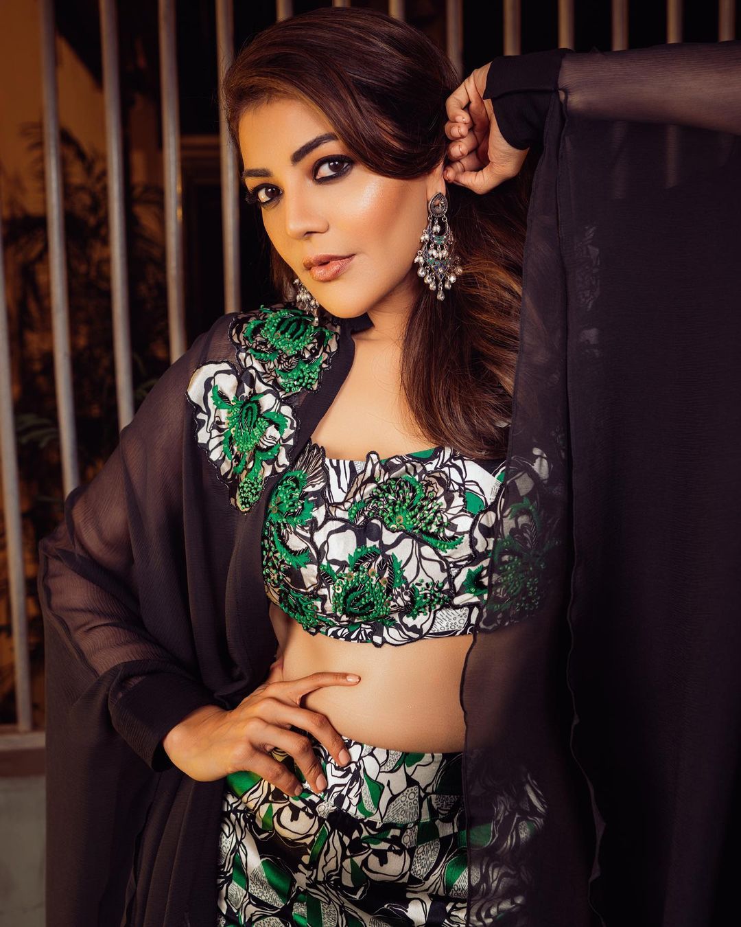 kajal-agarwal-amazing-looks-in-floral-dress