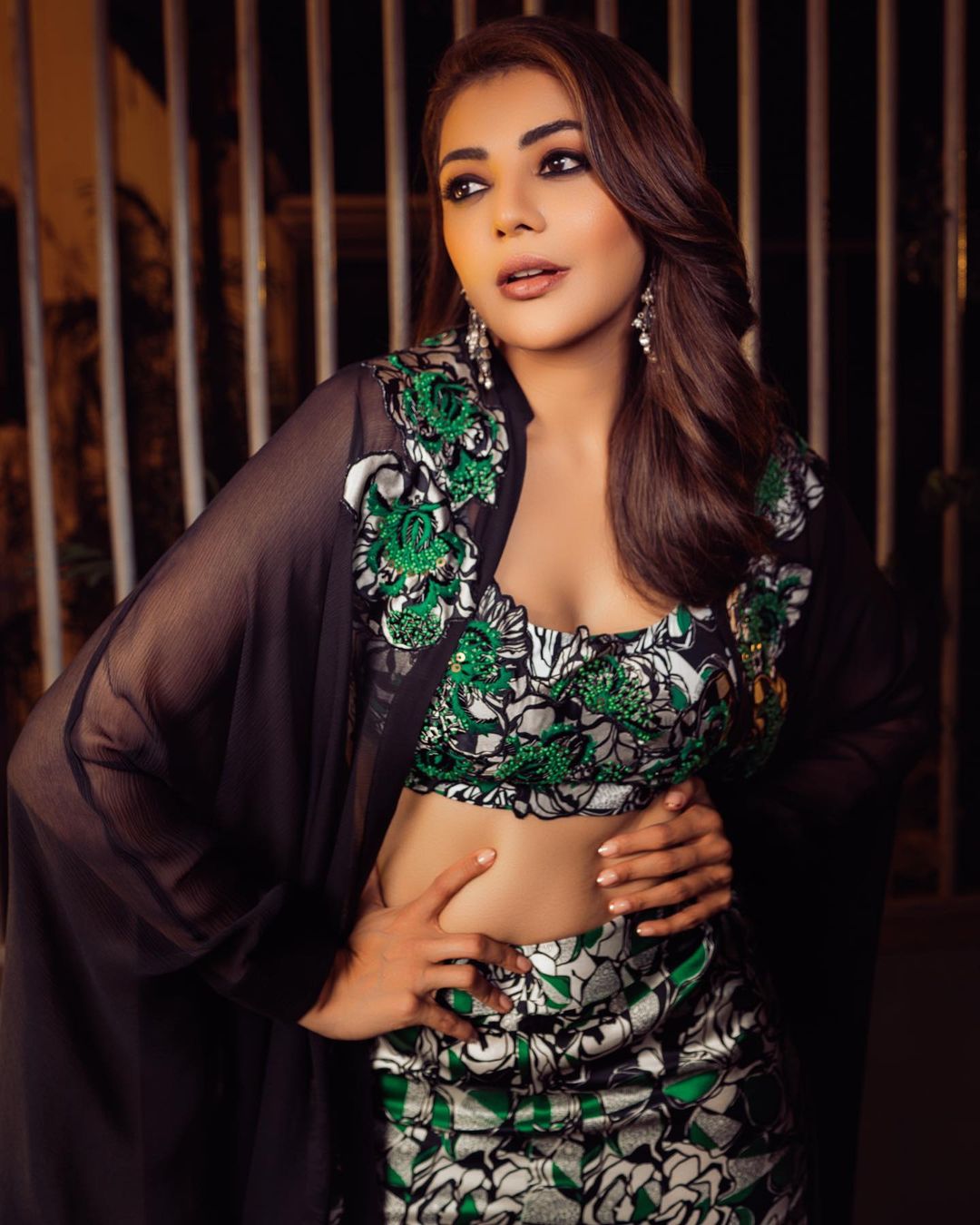 kajal-agarwal-amazing-looks-in-floral-dress