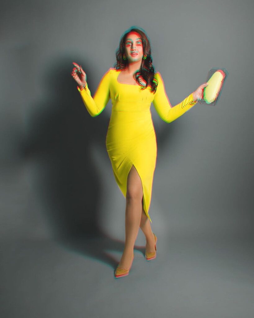 huma-qureshi-stunning-looks-in-neon-yellow-dress-photo-shoot