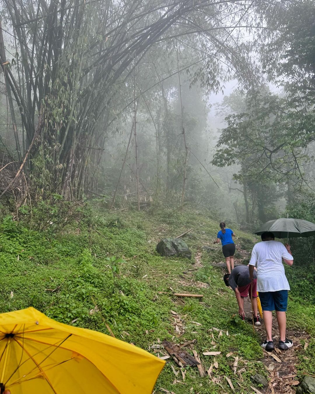 anasuya-bharadwaj-raising-temperature-in-short-dress-at-mountain-forest-fall