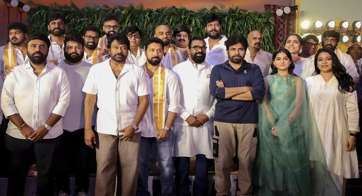 mega-158-chiru-bobby-movie-starts-with-pawan-clap